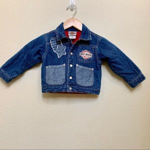 🎉HP🎉Harley Davidson Jean Jacket